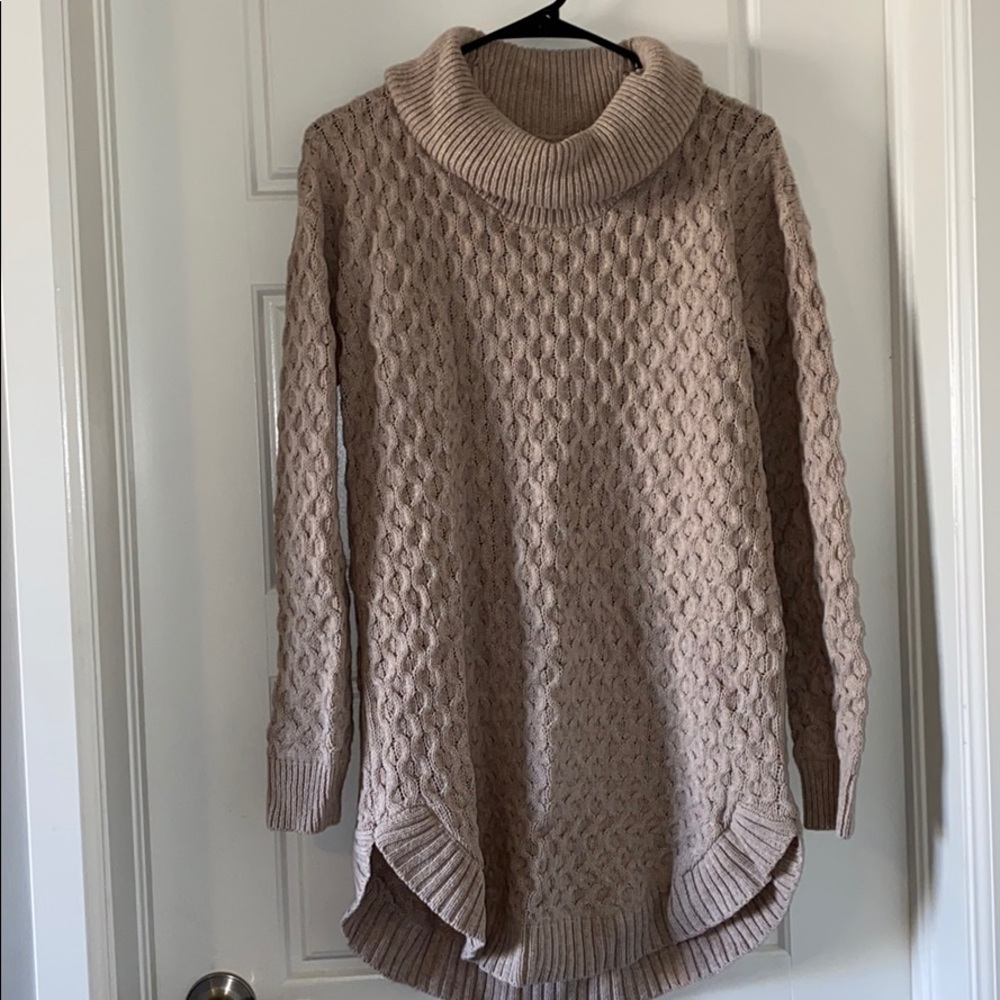 Maternity sweater dress
